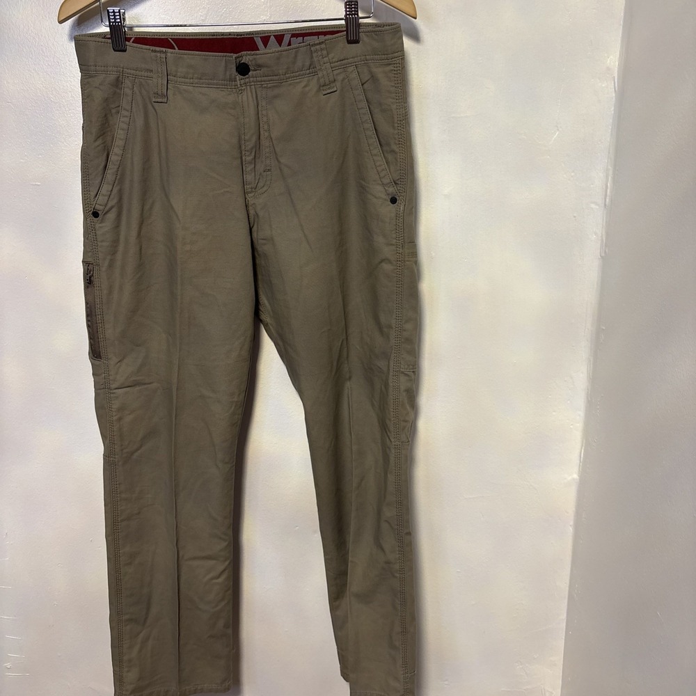 Wrangler Outdoor Series Hunting Pants Khaki‎ Cargo 32x32 Hiking Fishing